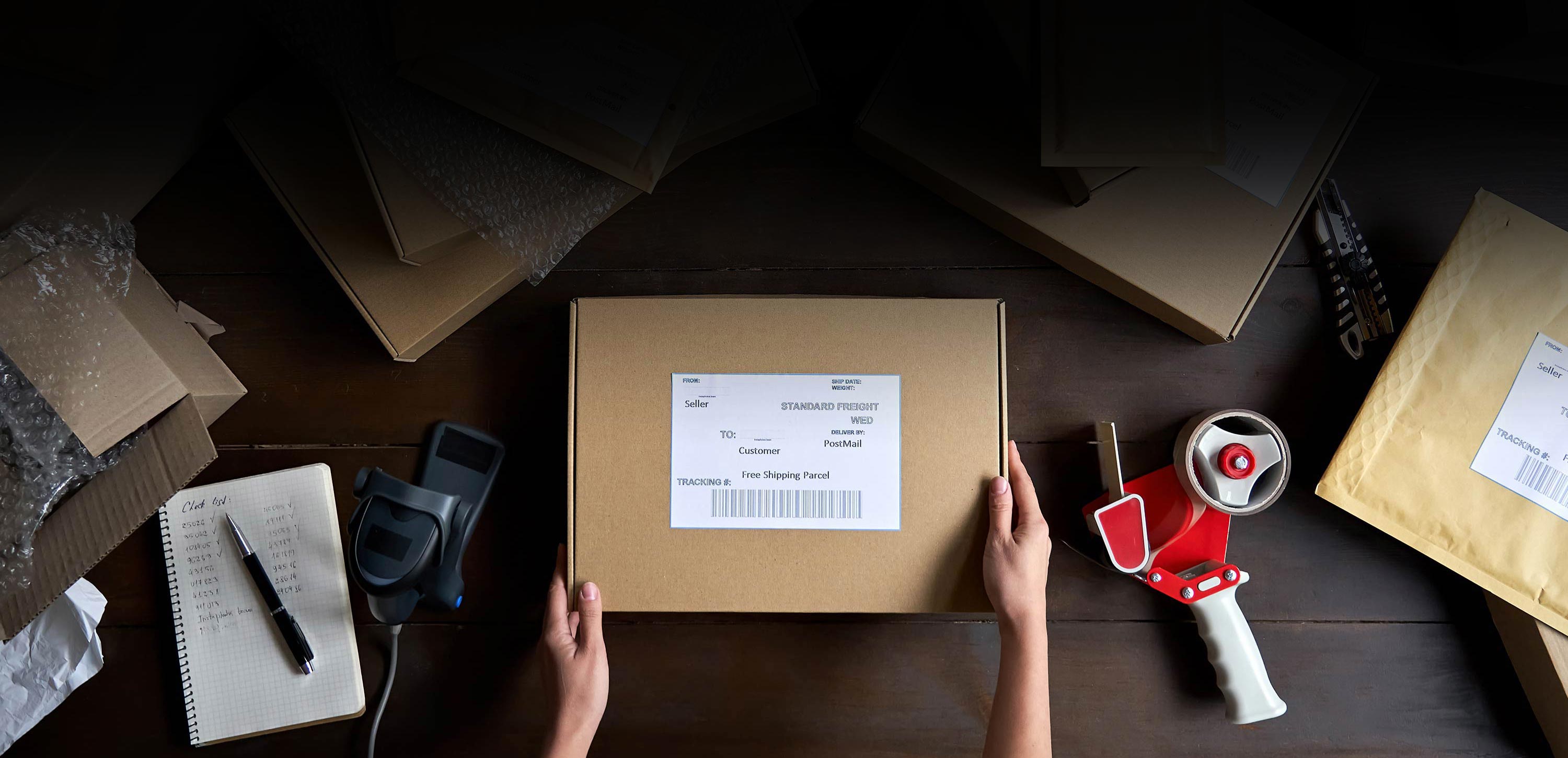 Verpackung Versand